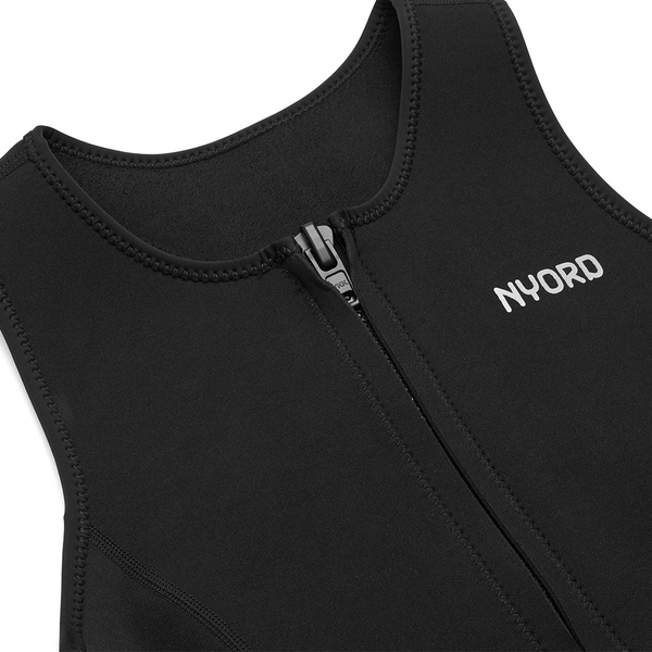 2025 Nyord Tempus 2/2mm Front Zip Long Jane våddragt til kvinder N04BA00012 - Sort